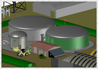 Biogasanlage Areal 1